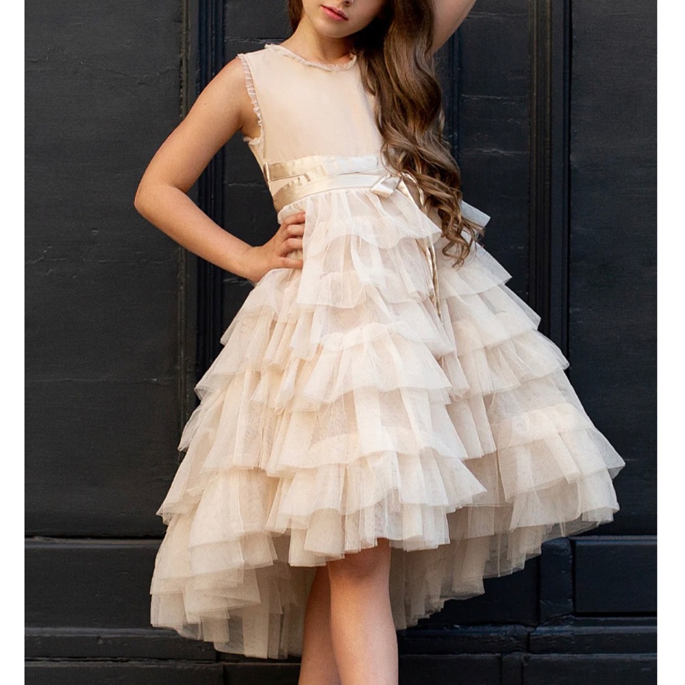 Light gold dress